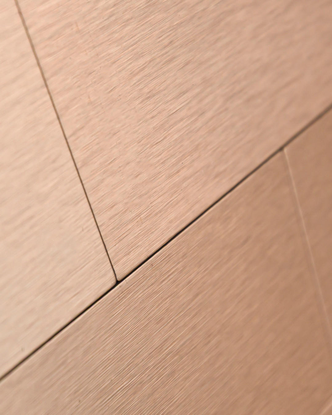 FLIESENAUFKLEBER 1 Stück 29,6 x 29,1 cm Selbstklebende Fliesen - Lime Rosa - Roségold/Goldfarben, Kunststoff (29.1/0.3/29.6cm) - Mazovia