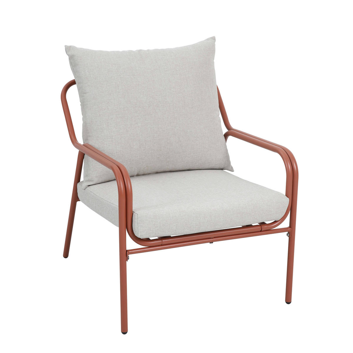 GARTENSET 4-tlg., Braun - Braun, Metall - Oviala