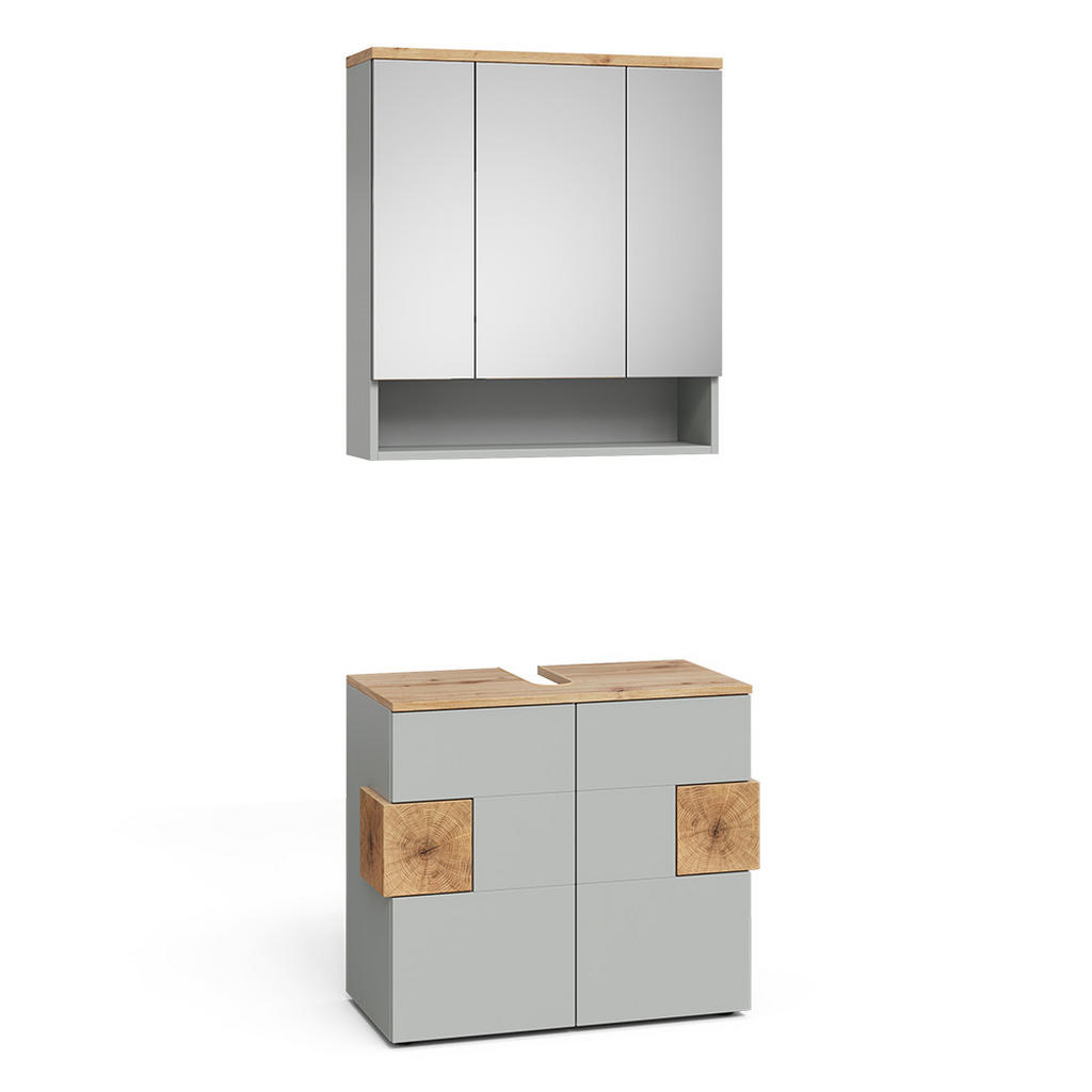SET MOBILIER BAIE Eden, Gri, 2 piese