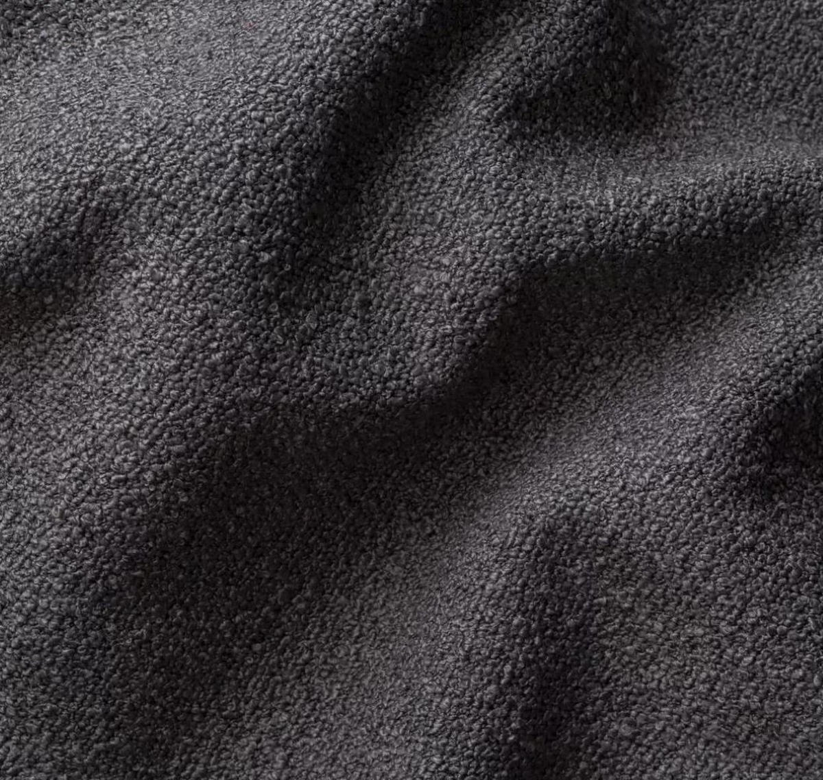 SOFA Zweisitzer PULA Stoff Antic Schwarz - Schwarz, Holz (186/73/88cm) - Kaiser Möbel