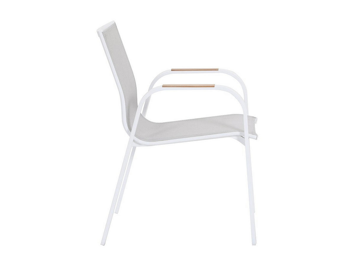 GARTENSTUHL - 2 Personen-Sitzer - Metall - Weiß - - Weiß, Metall (52/86.5/65cm) - Vente-Unique