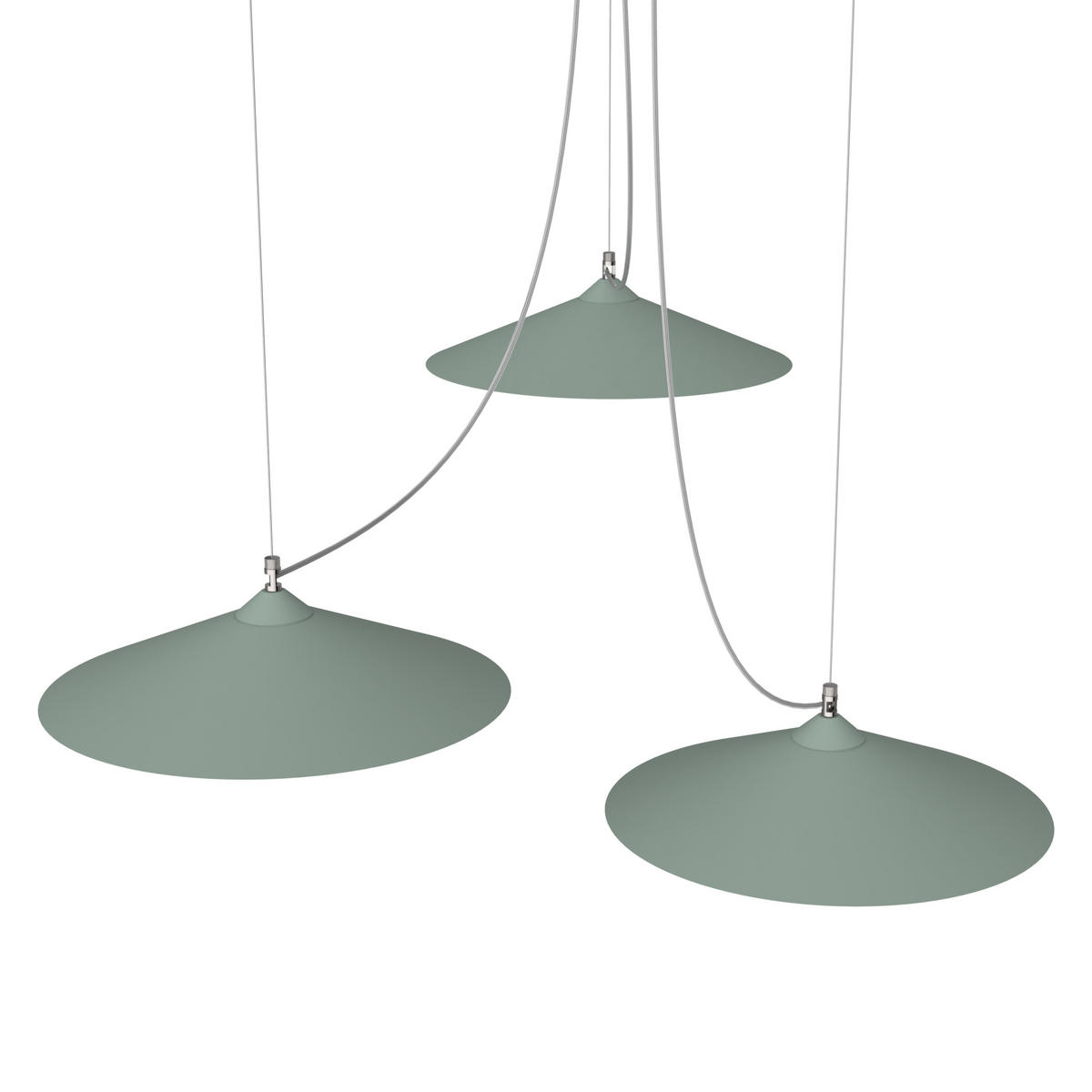 HÄNGELEUCHTE - Grün, Metall (40/40/9cm) - Lumicom