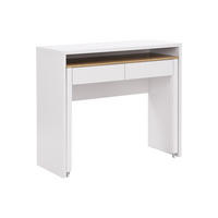 KONSOLENSCHREIBTISCH - 100cm x 40cm - Holzspan - naturfarben hell, weiß - LOAVIA - Naturfarben, Holz (40/100/87cm) - Vente-Unique