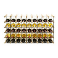 WEINREGAL Vinotega Mod Metal 52,5x92,5x24,5 cm 9x5 Flaschen Massives Kiefernholz Natur - Naturfarben, Holz (92.5/52.5/24.5cm) - PROREGAL