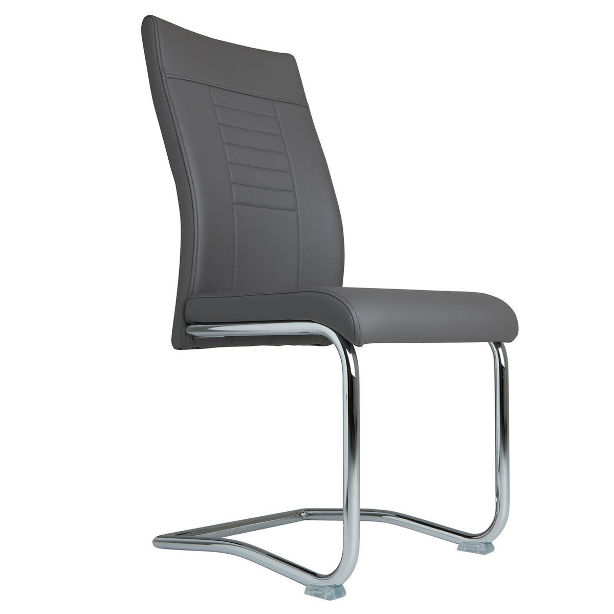 ESSZIMMERSTUHL LOANO 4ER-SET - Dunkelgrau, Textil (42/98/60cm) - CARO-Möbel