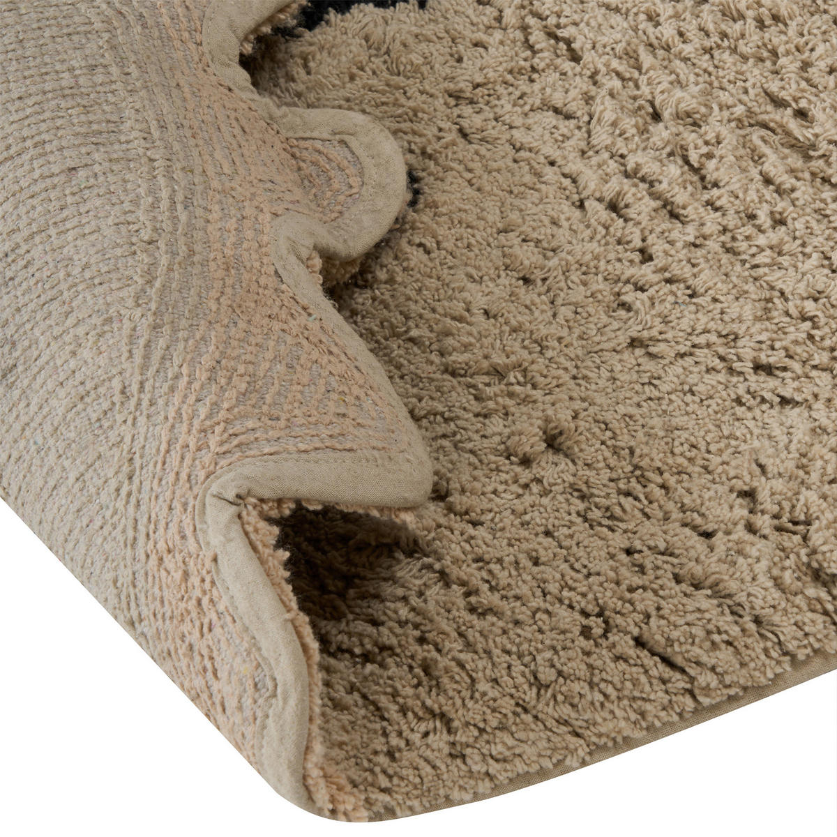 DĚTSKÝ KOBEREC Světle hnědý 80/120 cm Bavlna Rexy - hnědá/světle hnědá, textil (80/120cm) - Beliani