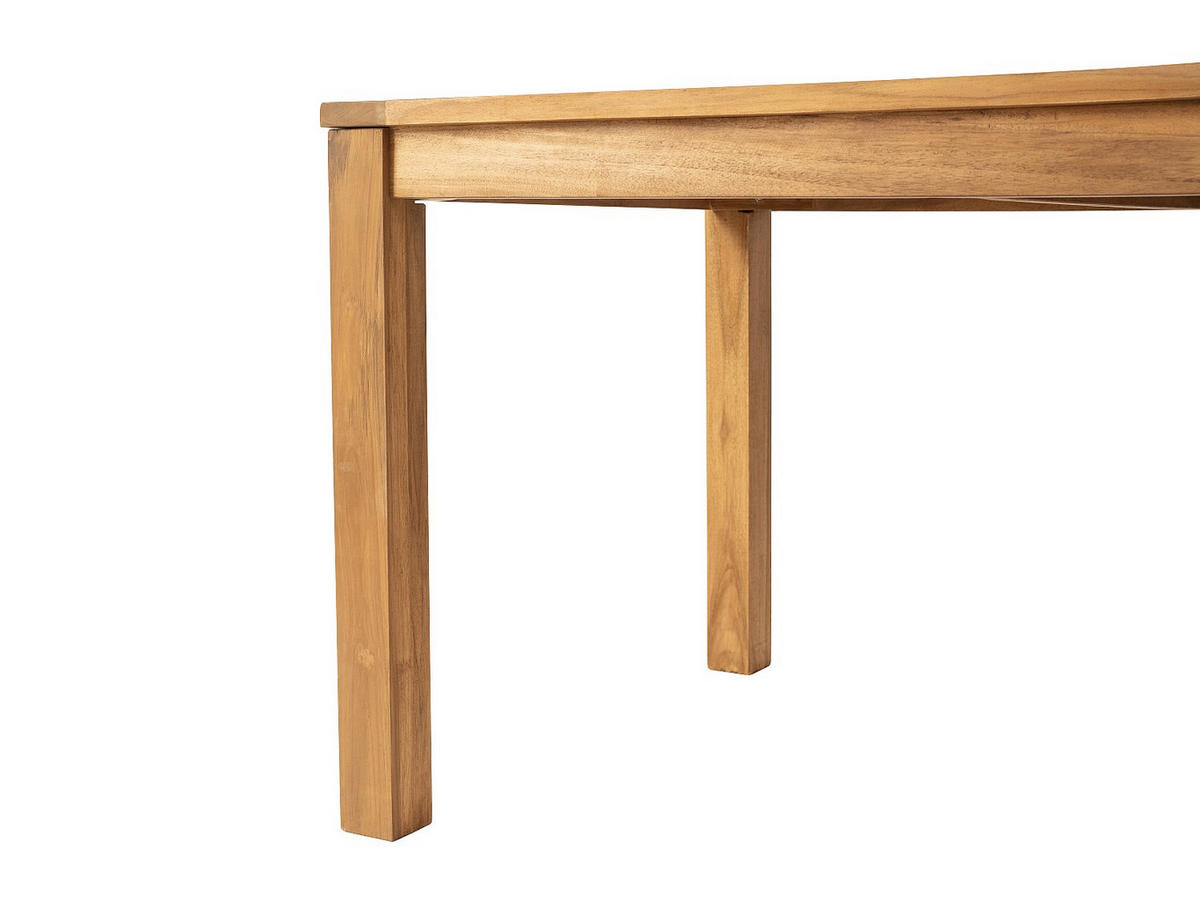 ESSTISCH - 8 Personen - Holz, Platte - Naturfarben Hell - AMILA - Naturfarben, Holz (90/200/75cm) - Vente-Unique