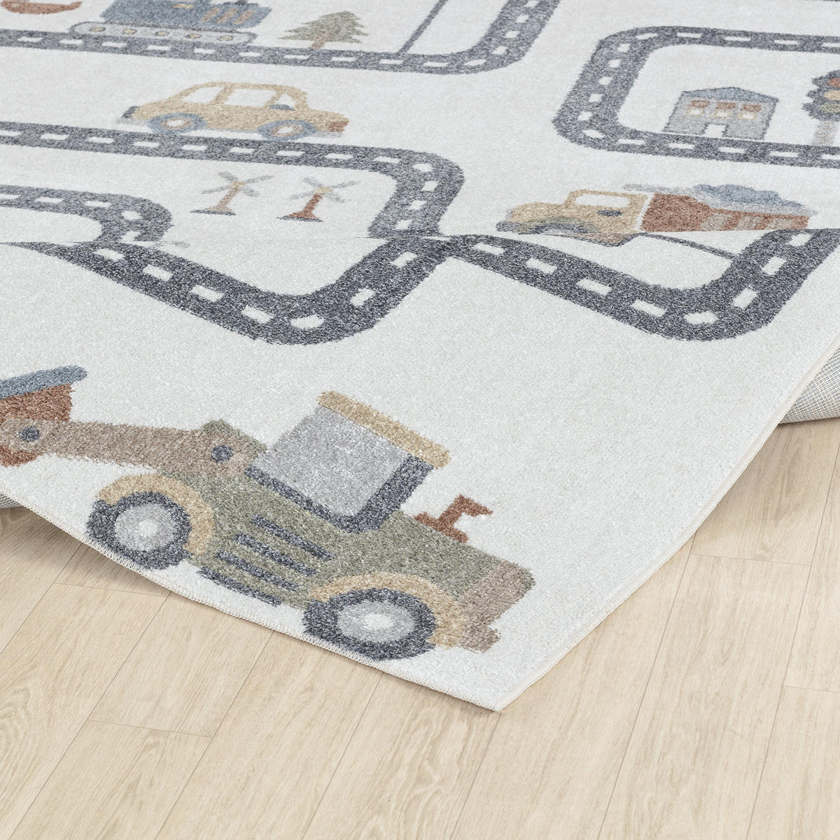 KINDERTEPPICH Maschinenwaschbar 160/213 cm Beige - Beige, Naturmaterialien/Textil (160/213cm) - LIVABLISS