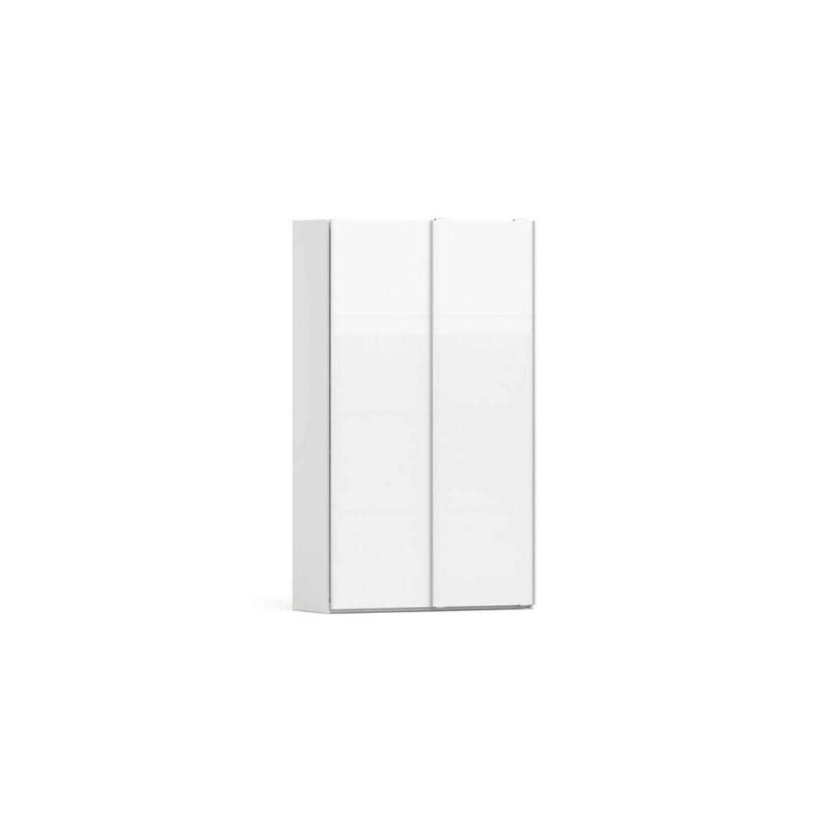 GARDEROBENSCHRANK weiß - Weiß, Holzwerkstoff (122/220/62cm) - ebuy24