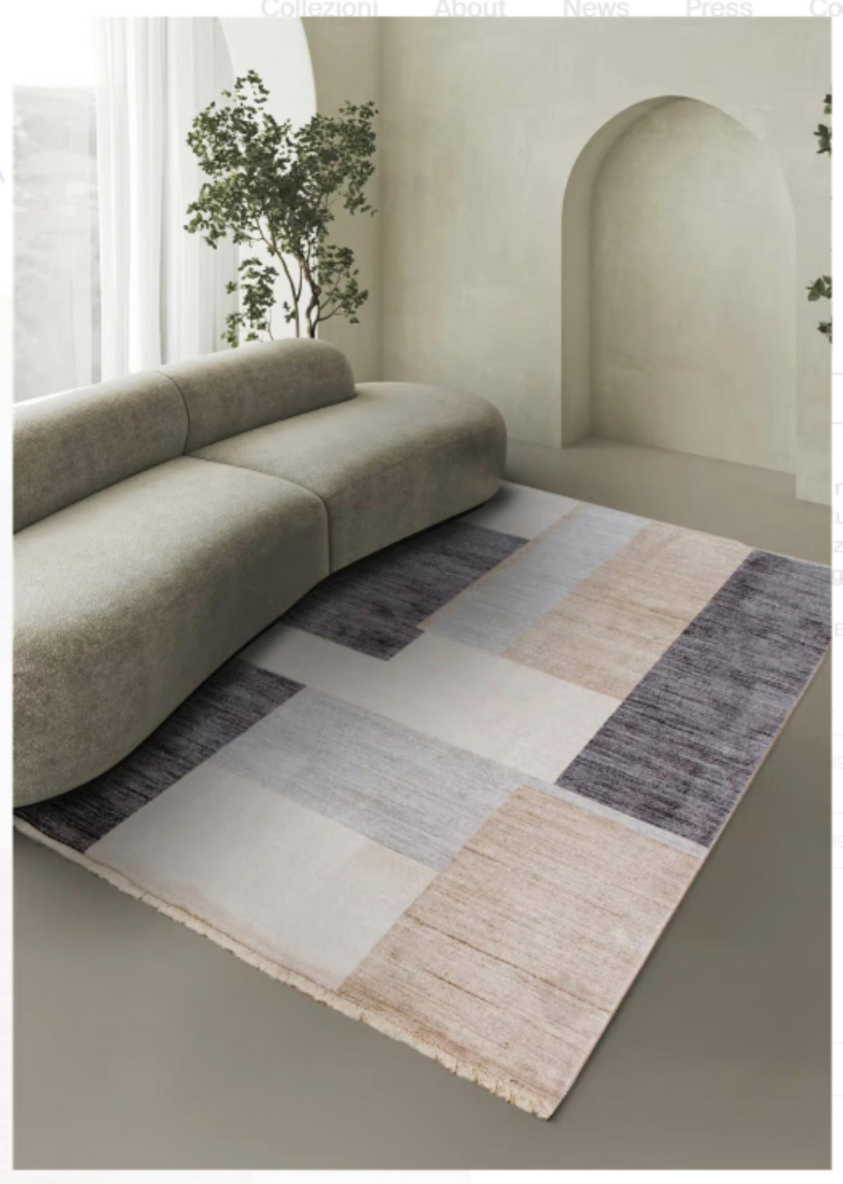 TEPPICH modern Flachgewebe MORY Grau 60 x 120 cm - Grau, Textil (60/120cm) - Novatrend