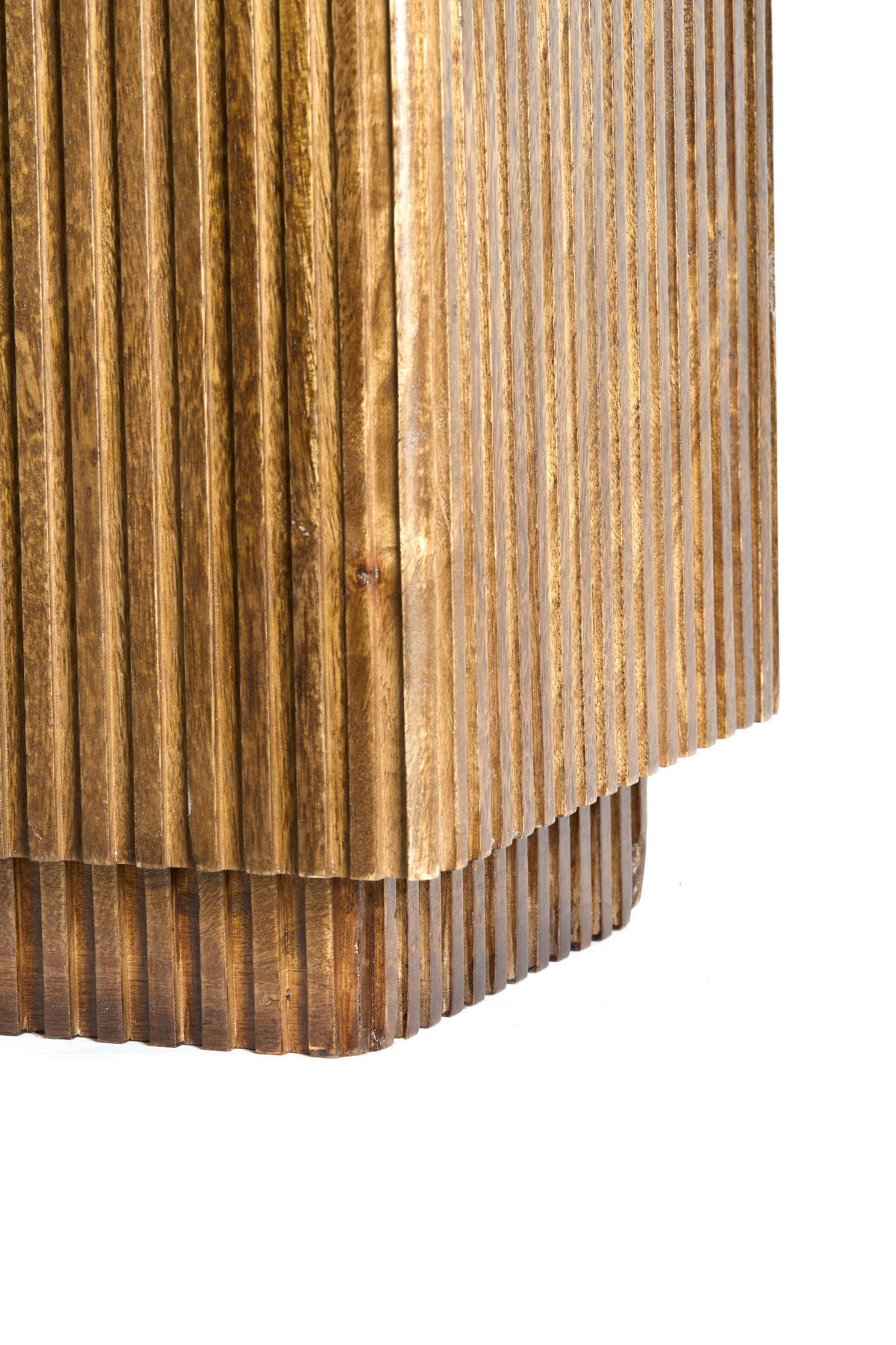 SÄULE Gatura Braun 35/35/80 cm - Braun, Holz (35/35/80cm) - Light & Living
