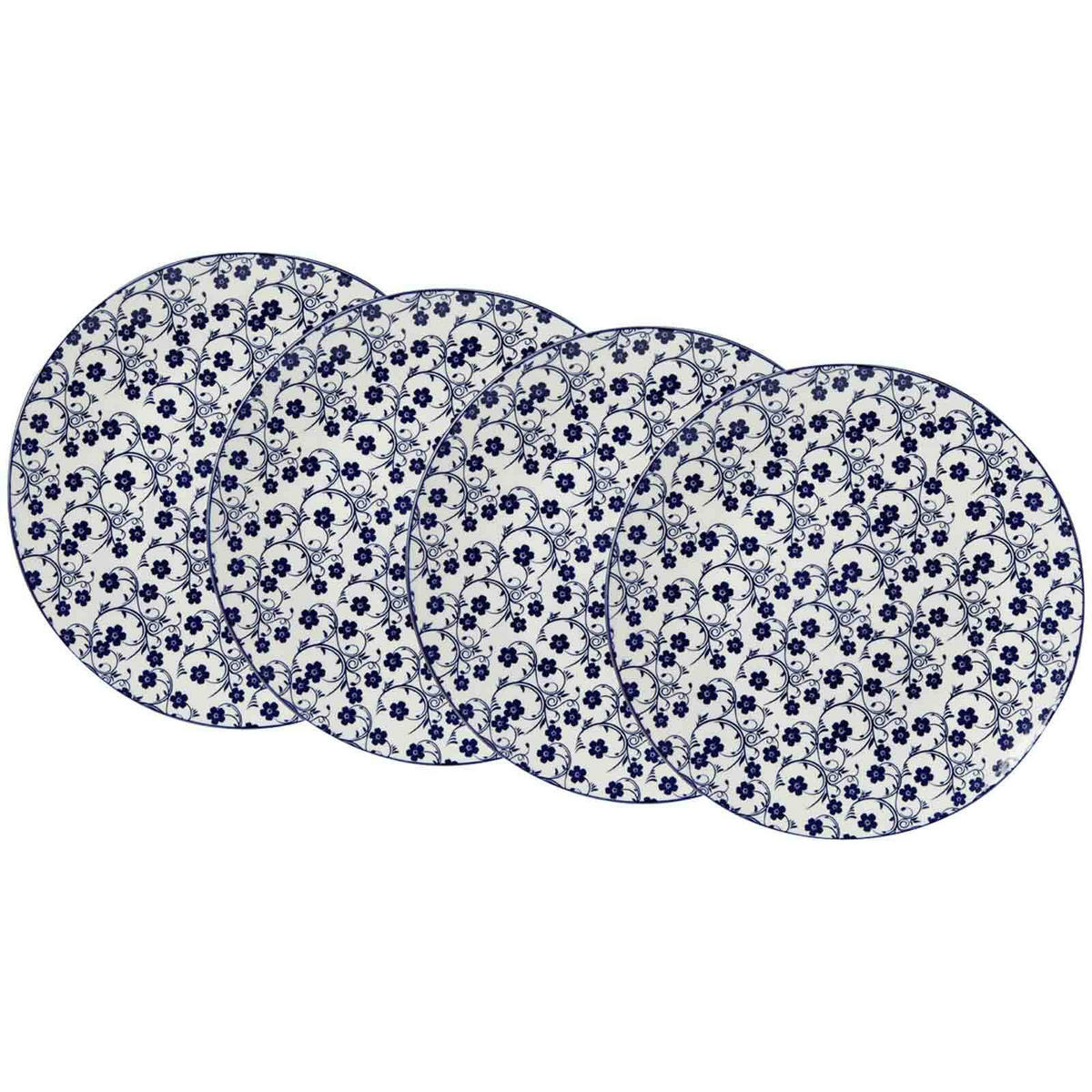 SPEISETELLER Royal Sakura blau-weiß ø 26,5 cm 4er Set - Blau/Weiß, Keramik (26.5cm) - Ritzenhoff Breker