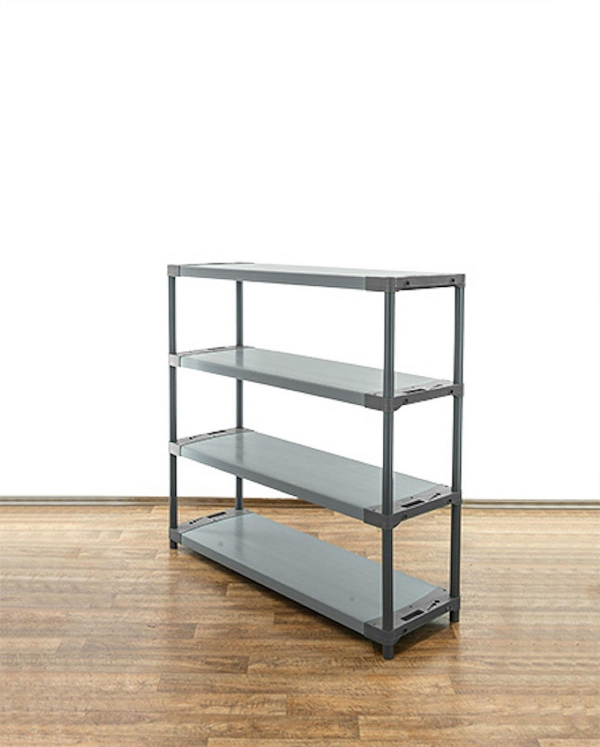 KUNSTSTOFFREGAL GREY BEAR Low 138x150x46cm Fachlast 70kg Grau - Grau, Kunststoff (150/180/46cm) - PROREGAL