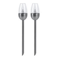 LED AUSSENLEUCHTE Metall Schwarz - Schwarz, Metall (6/6/38cm)