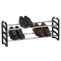 SCHUHREGAL TOWER - Schwarz, Metall (103/32/18cm) - IDIMEX