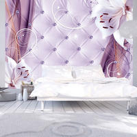 SELBSTKLEBENDE FOTOTAPETE 294/210 cm - Lila/Braun, Kunststoff/Textil (294/1cm) - KUNSTLOFT