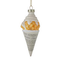 BAUMANHÄNGER Hang On Belgische Pommes - Gelb, Glas (4/11/6cm) - Butlers