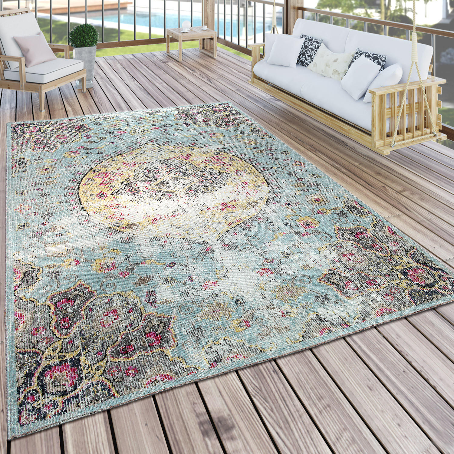 OUTDOORTEPPICH 240/340 cm Artigo 401 - Multicolor, Textil (240/340cm) - Paco Home
