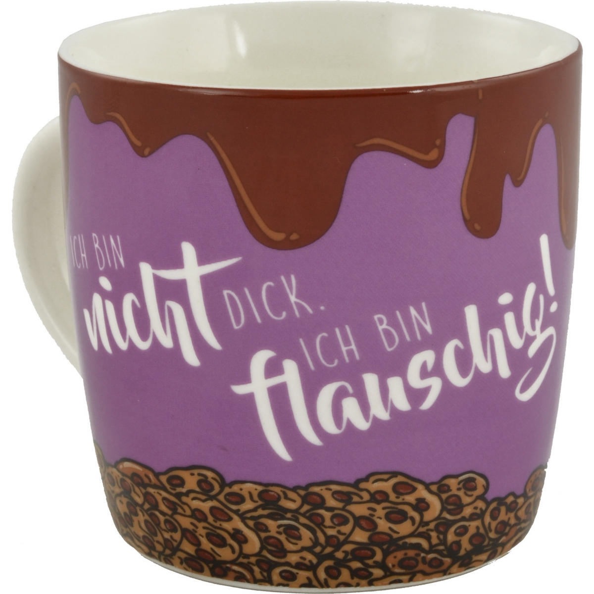 FRÜHSTÜCKSSET Pummel & Friends Pummeleinhorn Ich bin nicht dick. Ich bin flauschig! Mehrfarbig 3-teilig - Multicolor, Keramik (23.8/11.2/23.3cm) - United Labels