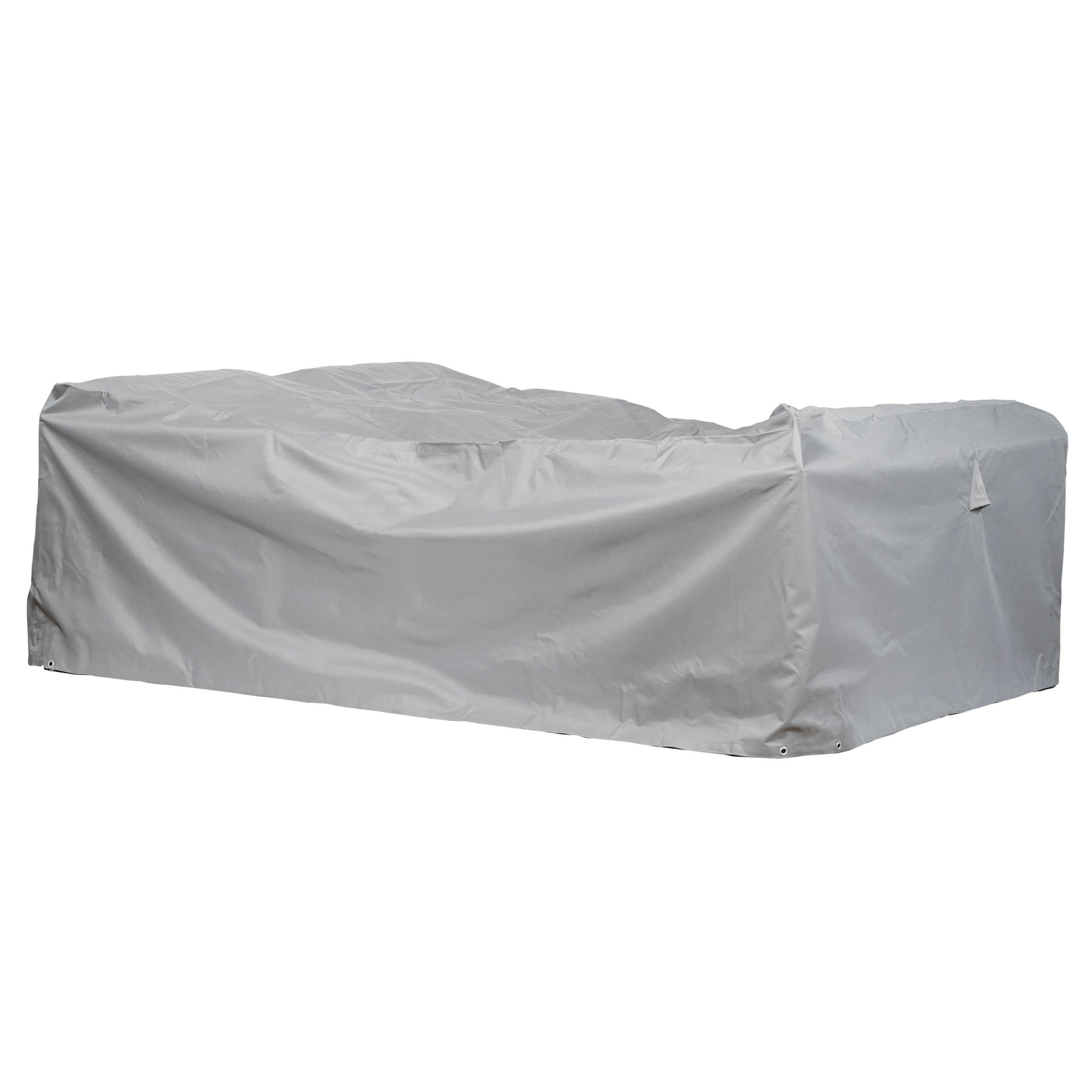 SCHUTZHÜLLE für Loungegruppe rechteckig / quadratisch SHP-60018 - Grau, Kunststoff (230/80/165cm) - mehr Garten