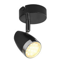 LED-DECKENLEUCHTE Lentz 8/13.5/5.6cm - Dunkelgrau, Metall (8/13.5/5.6cm) - Nettlife
