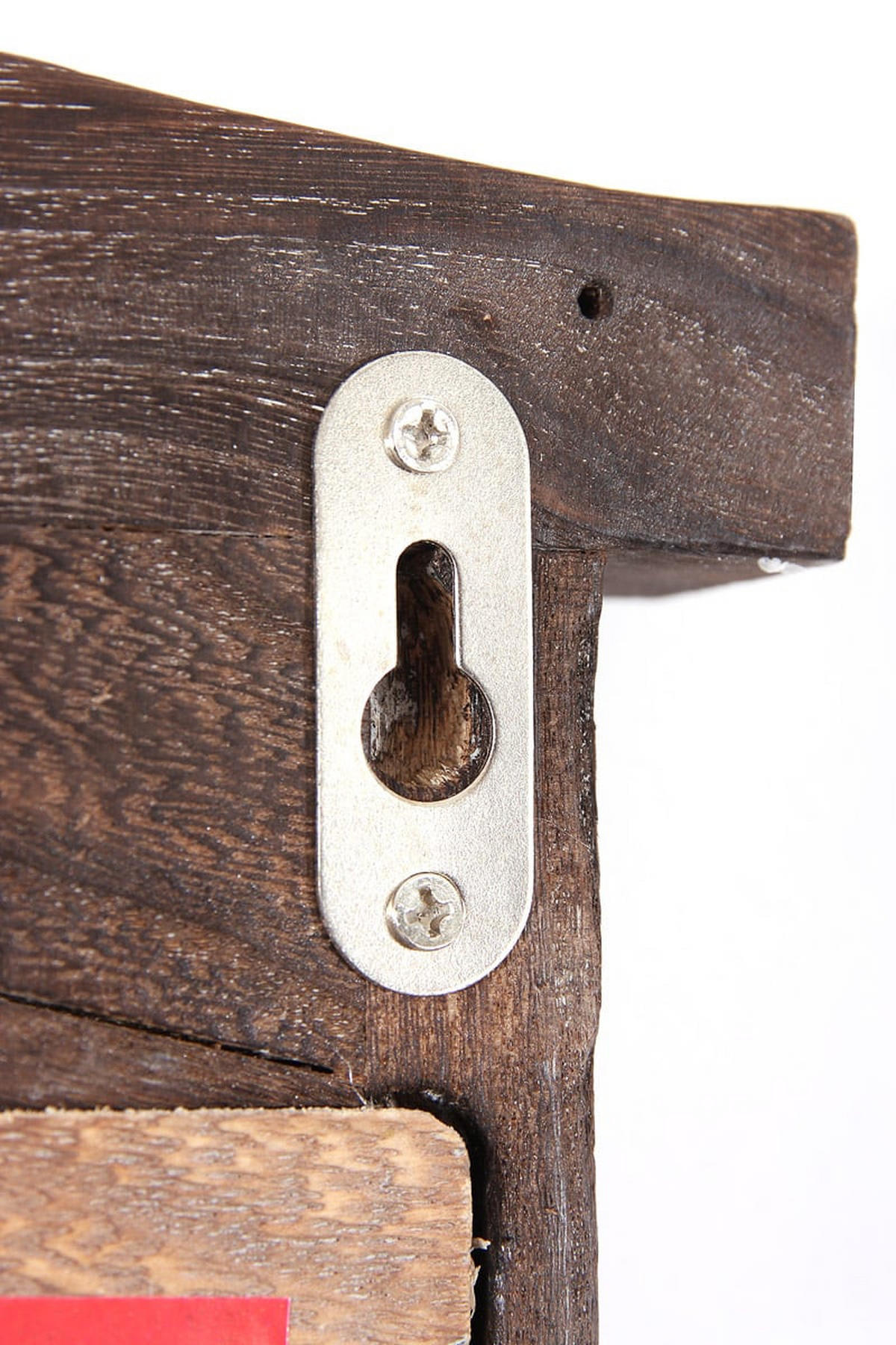 WANDSPIEGEL MIT FENSTERLÄDEN Dunkelbraun - Dunkelbraun, Holz (42/53/5cm) - MCW