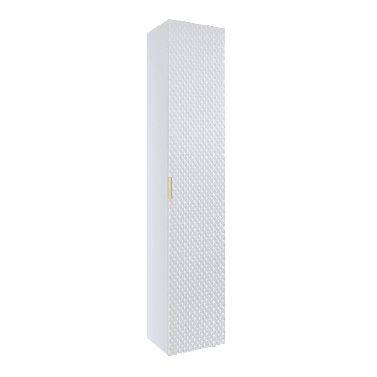 HÄNGESÄULE Cléa Weiß - Weiß, Holzwerkstoff (34.6/186/34.7cm) - Petits-meubles