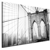 LEINWANDBILD Stadt 120x80 cm - Multicolor, Holz (120/80cm) - LUMASOUL