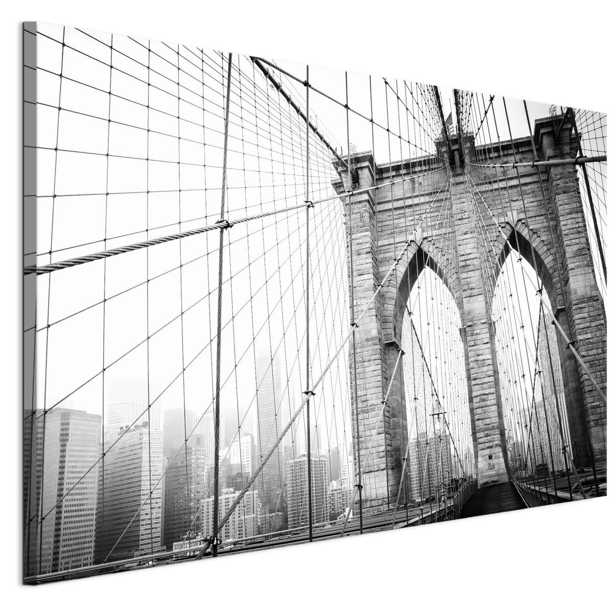 LEINWANDBILD Stadt 120x80 cm - Multicolor, Holz (120/80cm) - LUMASOUL