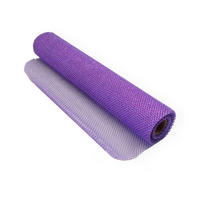 LAALU DEKORATION Maschenrolle mit Glitter lila 36 cm x 5 m - Lila, Kunststoff (7/7/40cm) - LAALU