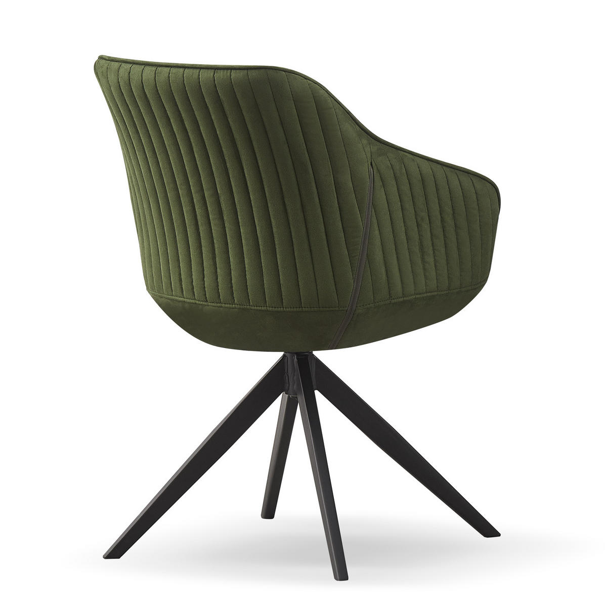 ARMLEHNSTUHL KATJA Grün - Grün, Textil/Metall (57/82/62cm) - B&D Home