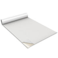 MÖBLAUFKLEBER 100x50 cm hellgrau - Hellgrau, Kunststoff (100/50/0.1cm) - Wallfluent