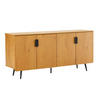 SIDEBOARD 160 cm, helles Holz - Beige, Holz (40/75/160cm) - Oviala