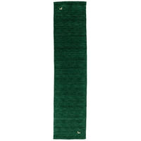 NATUR TEPPICH LÄUFER INDO NEPAL GABBEH SHIVA - Dunkelgrün, Textil (70/140cm) - Pergamon