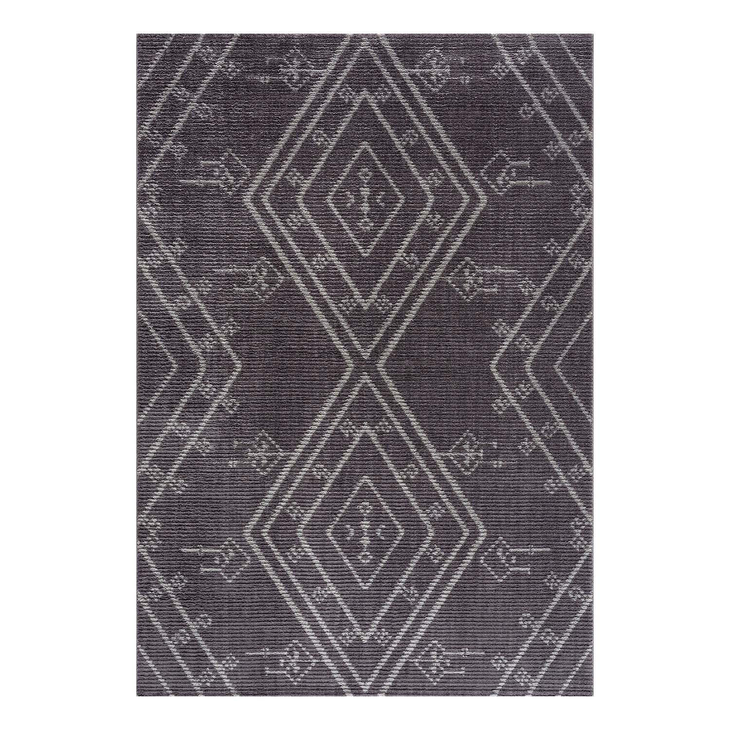 KURZFLOR-TEPPICH April 2291 Grau 140x200 cm - Grau, Textil (140/200cm) - carpet city