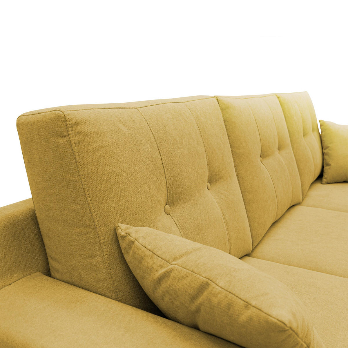 ECKSOFA Danish - Gelb, Textil (237/91cm) - Divani.store