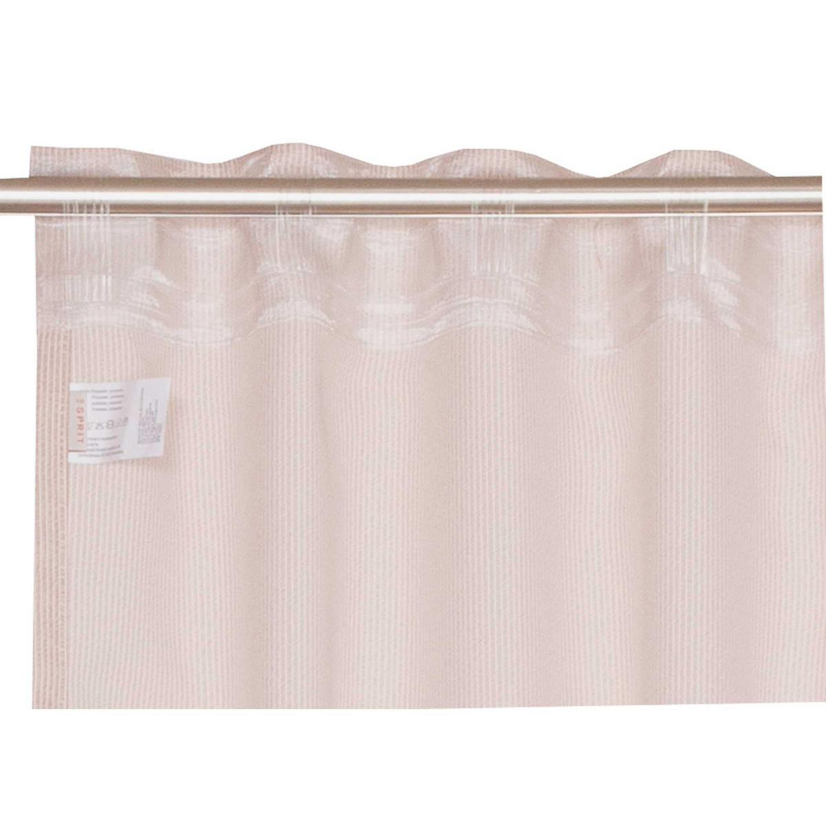 BLICKDICHTER SCHLAUFENVORHANG METRIC - Rosa, Textil (130/0.5/250cm) - Esprit