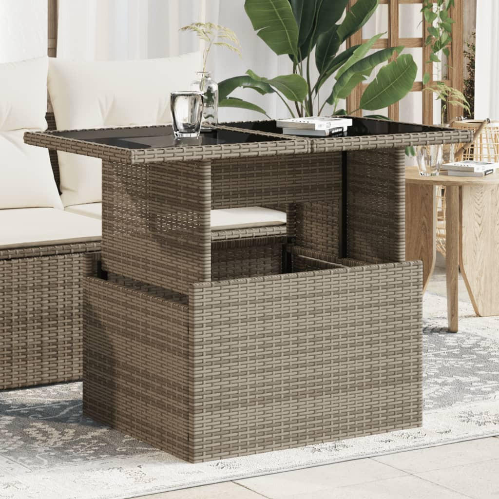 GARTENTISCH Tischlian 55/73/100 cm - Grau, Naturmaterialien (100/55/73cm) - ZMH
