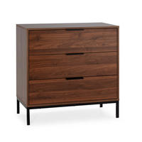 KOMMODE 80/80/40 Auri Walnussfarbe - Walnussfarben, Holzwerkstoff (80/80/40cm) - VS Venta-stock