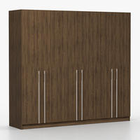 DREHTÜRENSCHRANK ROSA III 6D 230/210/55 cm 6-türig Nussbaum - Kaschmir/Nussbaumfarben, Holz/Holzwerkstoff (230/210/55cm) - imoebel24
