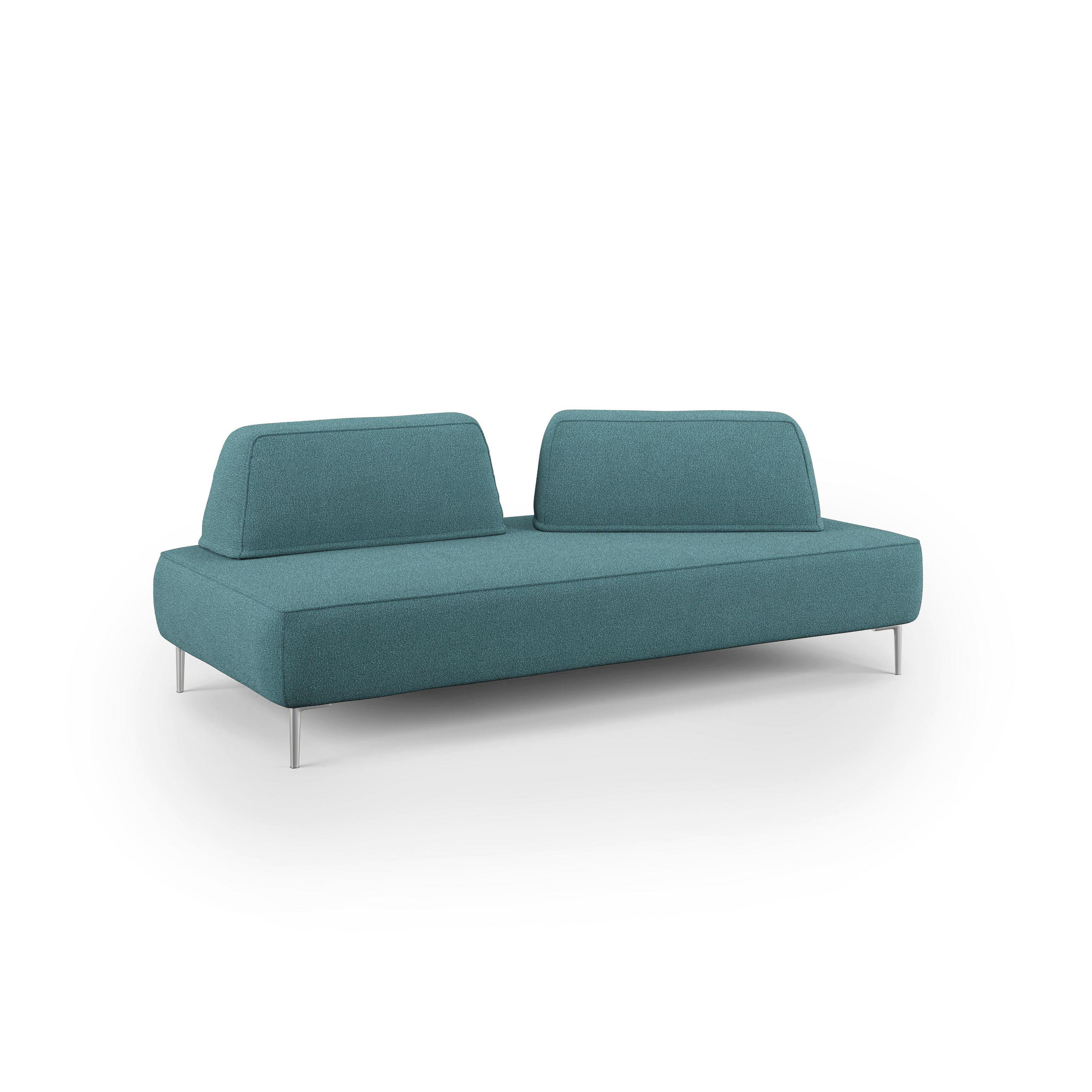 LINEARSOFA Newton - Türkis, Textil (212/42/115cm) - Divani.store