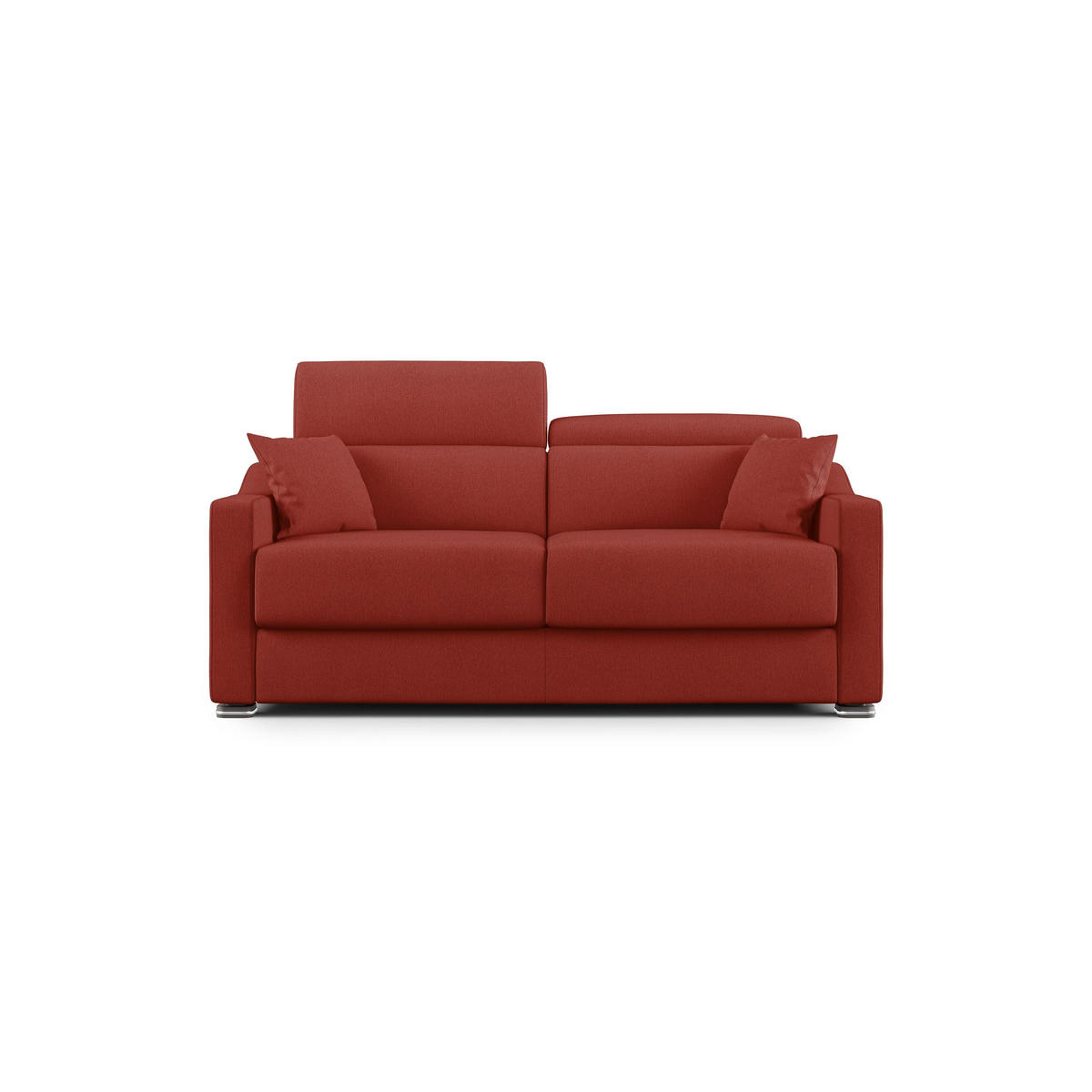SCHLAFSOFA Amber - Rot, Textil (171/100/98cm) - Divani.store