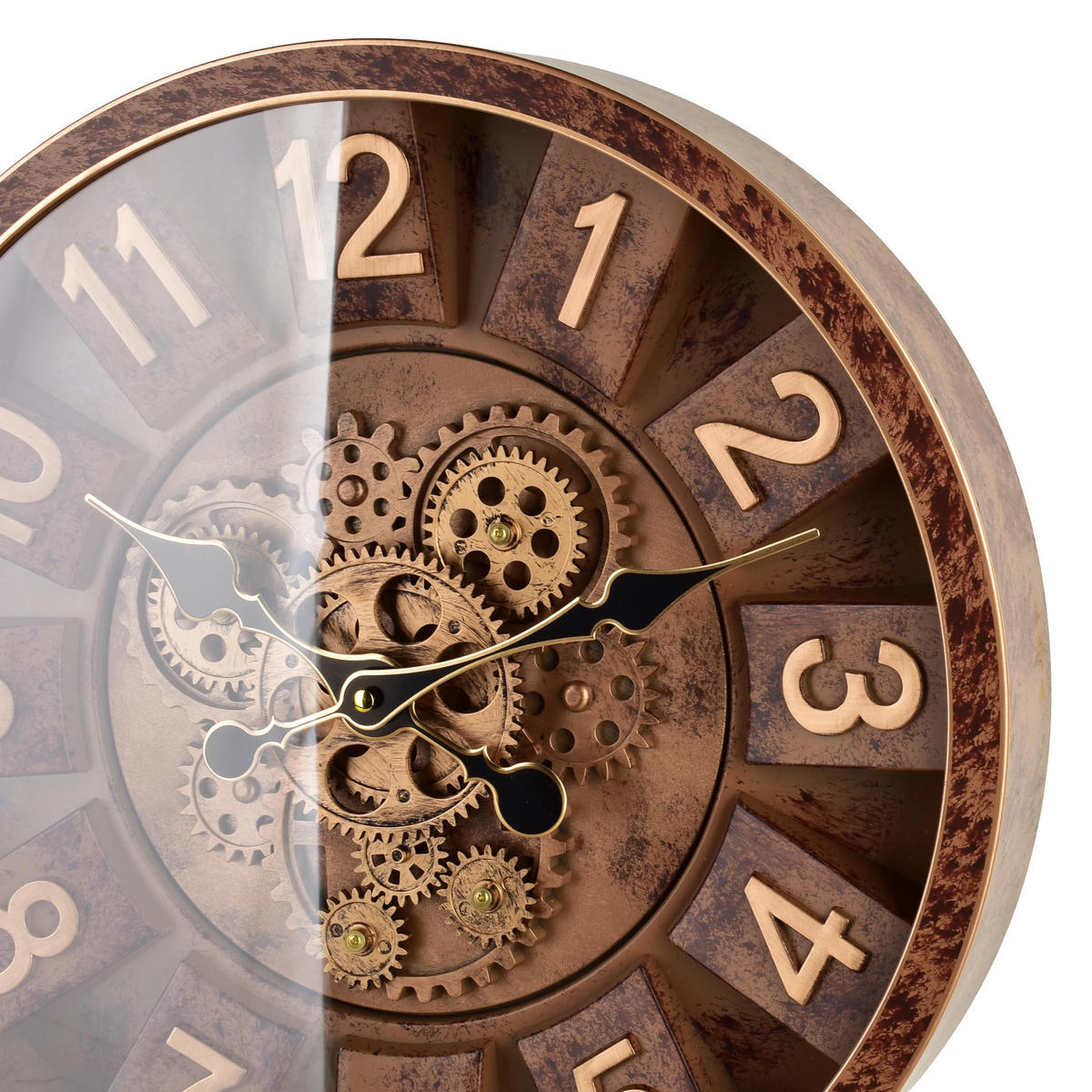 WANDUHR Ramsey Braun 40/7/40 cm Kunstoff - Braun, Kunststoff (40/40/7cm) - Mondex