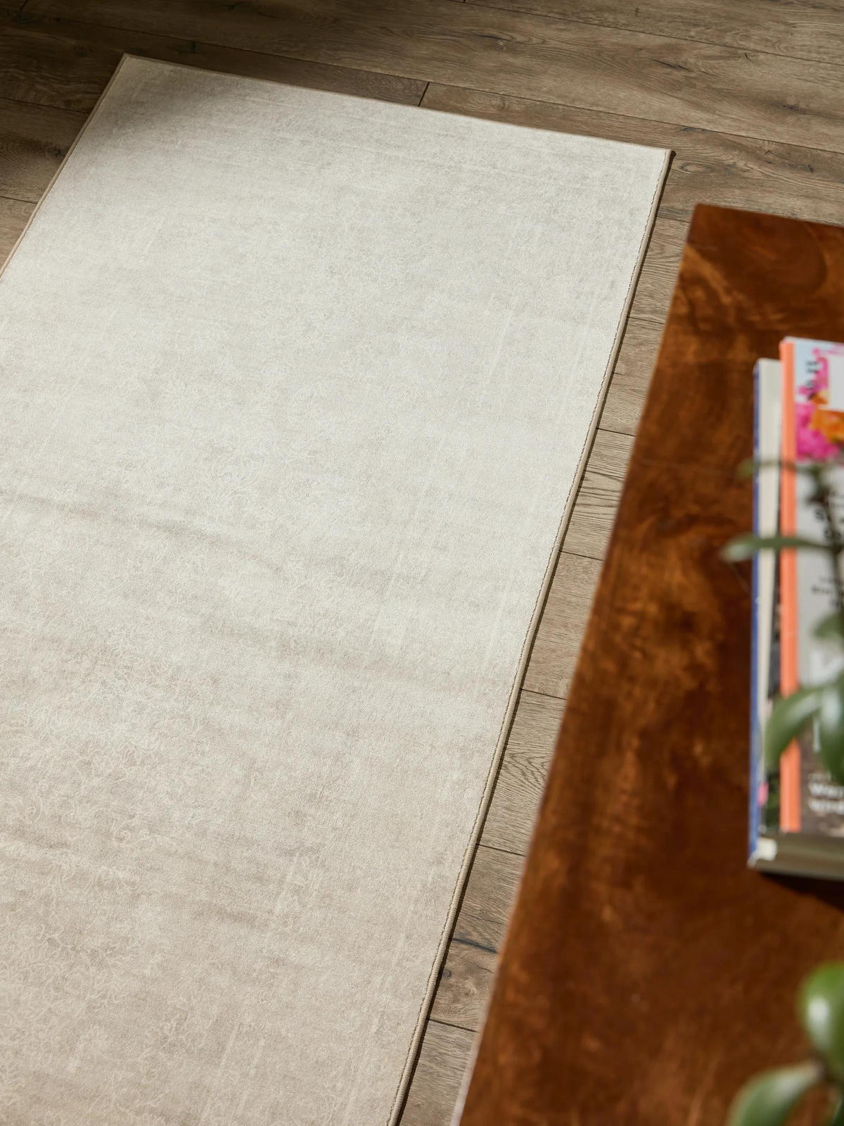 VINTAGE-LÄUFER Miray waschbar 80/240 cm - Beige/Creme, Kunststoff (80/240cm) - benuta Nest