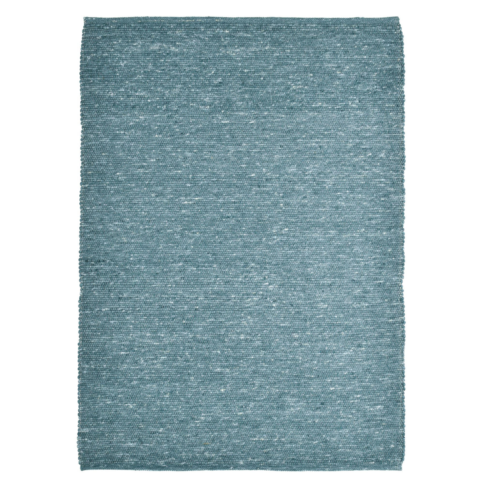 HANDWEBTEPPICH Atlas 90x160 cm - Petrol, Textil (90/160cm) - Rug and Roll