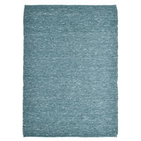 HANDWEBTEPPICH Atlas 90x160 cm - Petrol, Textil (90/160cm) - Rug and Roll