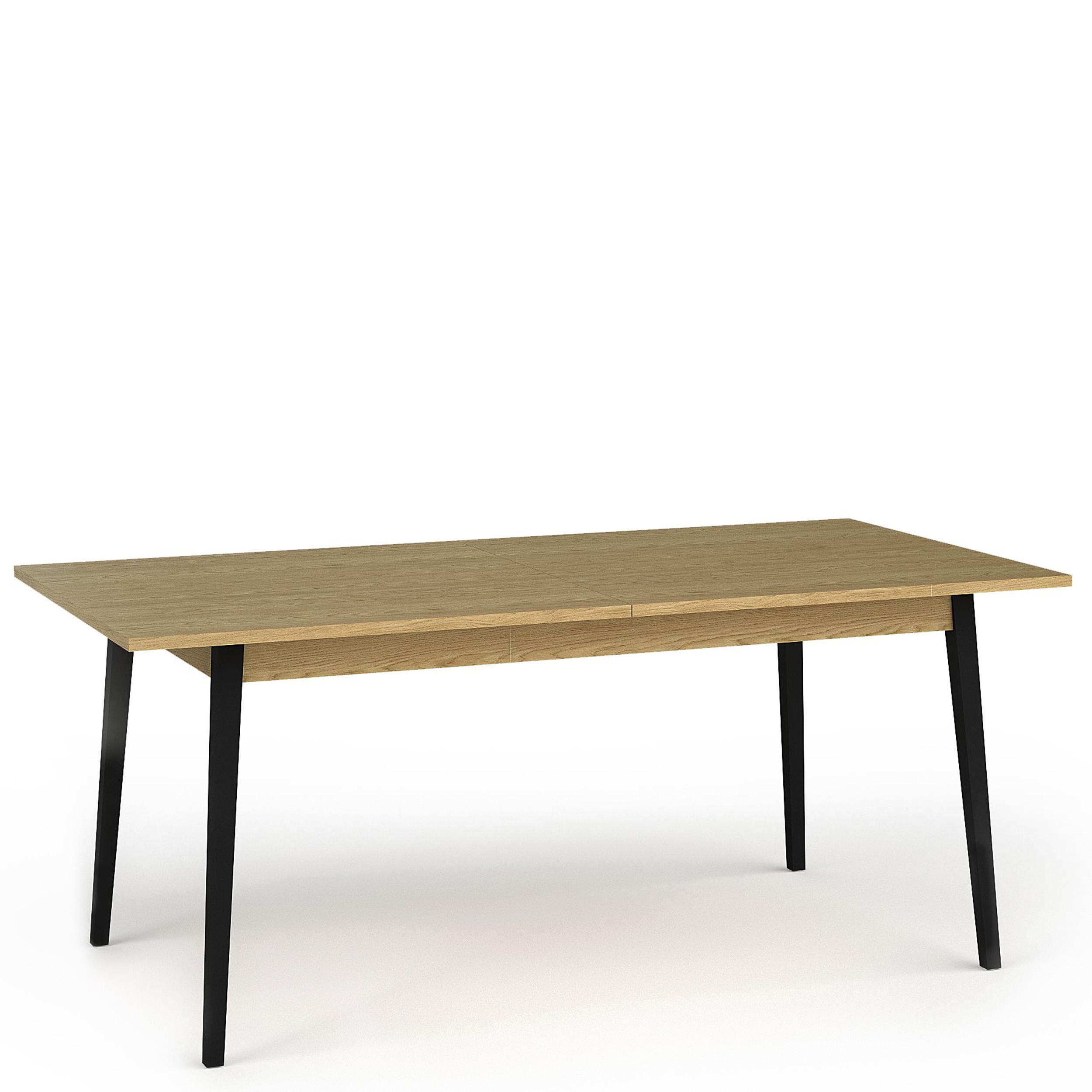 ESSTISCH VIDIS Esszimmer, Ausziehbar - Eichefarben, Holzwerkstoff (90/160/76cm) - KONSIMO®