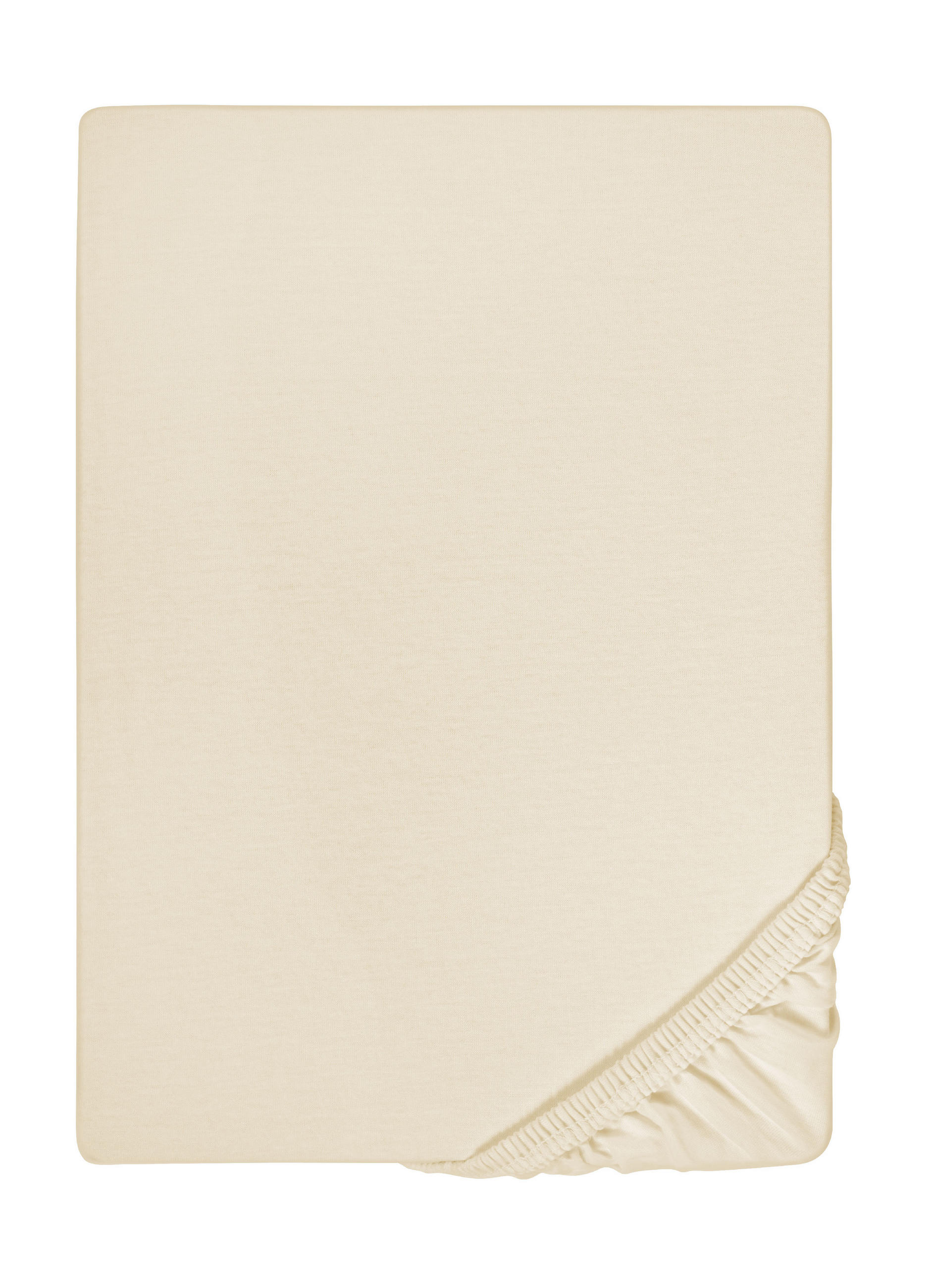 biberna Spannbetttuch Beige 130x220 cm