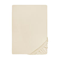 SPANNBETTTUCH Jersey kitt, 120x200 cm - 130x220 cm - Beige, Textil (130/220cm) - biberna