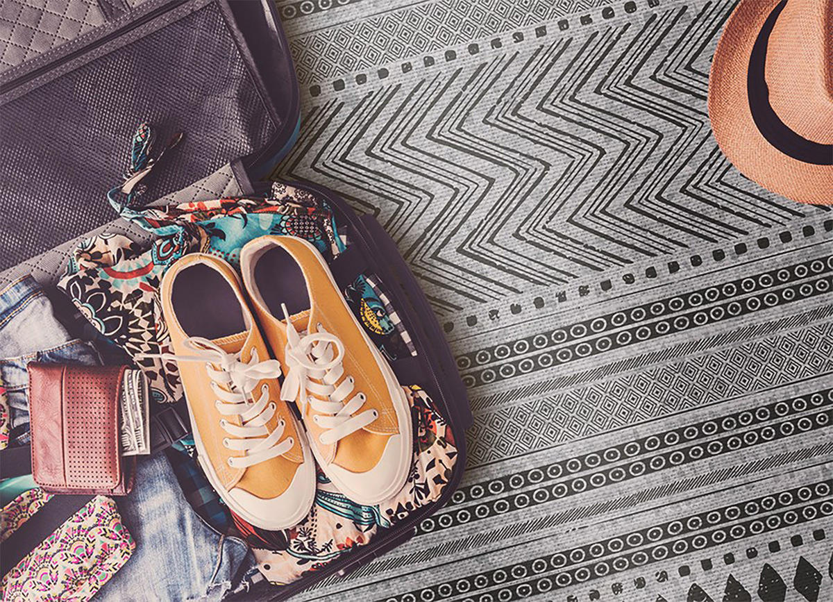 VINYL-TEPPICH 210x140 cm Grau - Grau, Kunststoff (140/1.6cm) - ArtPrintCave